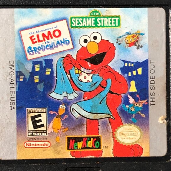 Sesame Street: The Adventures Of Elmo In Grouchland Nintendo Game Boy 1999 - Picture 3 of 3